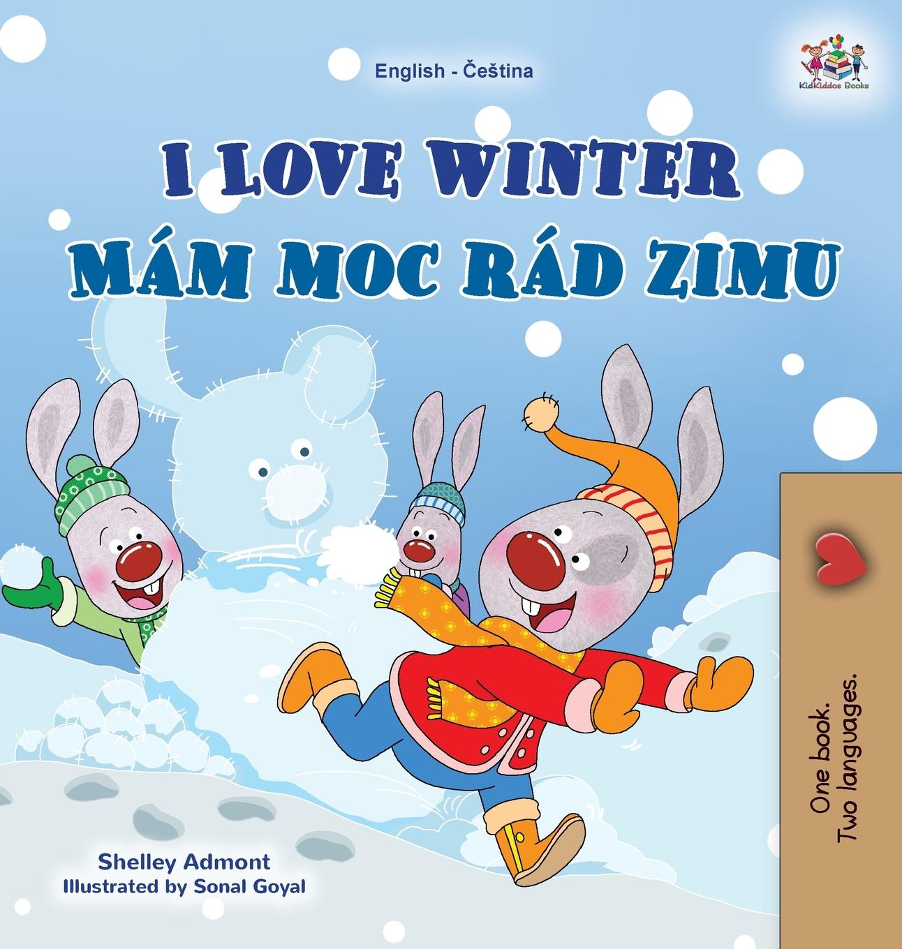 Kniha I Love Winter (English Czech Bilingual Book for Kids) Kidkiddos Books