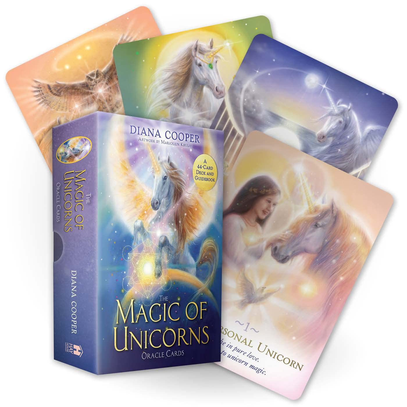 Materiale tipărite Magic of Unicorns Oracle Cards Diana Cooper