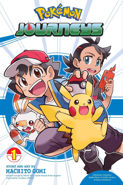 Book Pokemon Journeys, Vol. 1 Machito Gomi