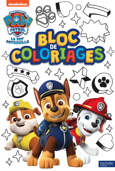 Knjiga Pat' Patrouille - Bloc de coloriages 