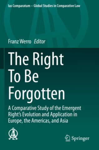 Книга Right To Be Forgotten 