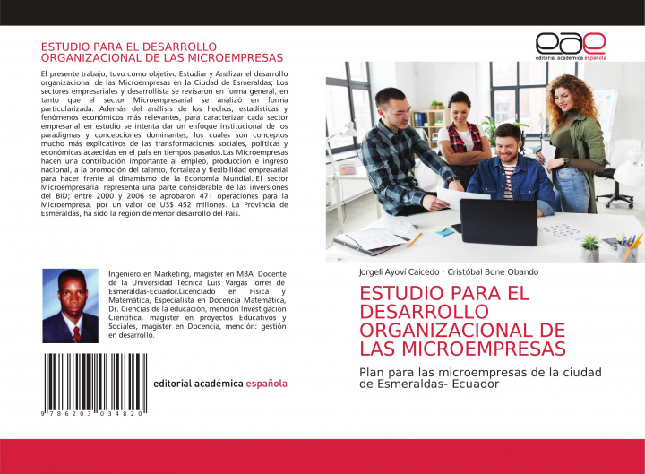 Knjiga Estudio Para El Desarrollo Organizacional de Las Microempresas JORGE AYOV  CAICEDO