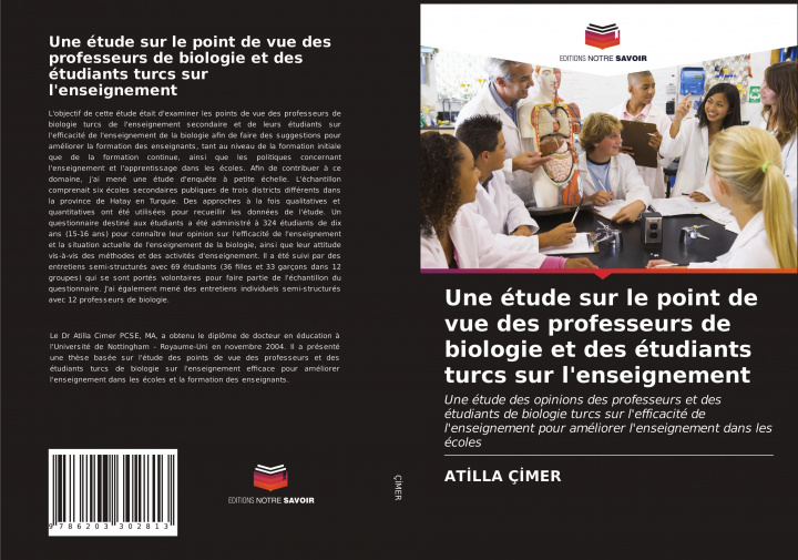 Книга etude sur le point de vue des professeurs de biologie et des etudiants turcs sur l'enseignement ATILLA IMER