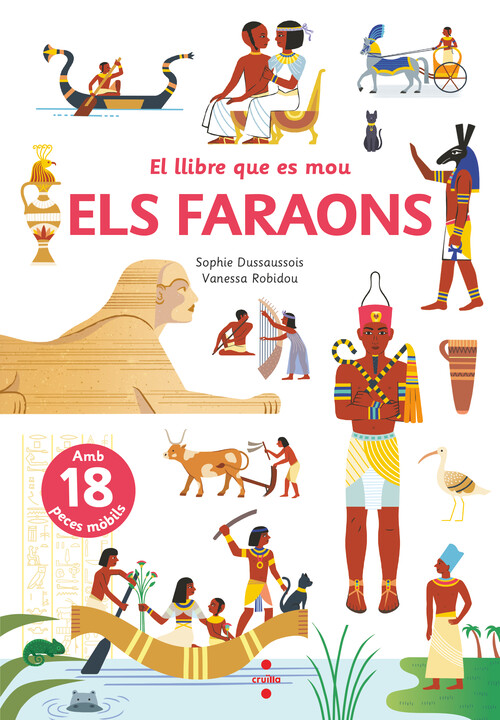 Kniha El llibre que es mou: Els faraons SOPHIE DUSSAUSSOIS