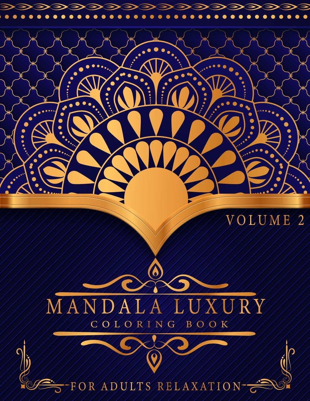 Knjiga Mandala Luxury Coloring Book 