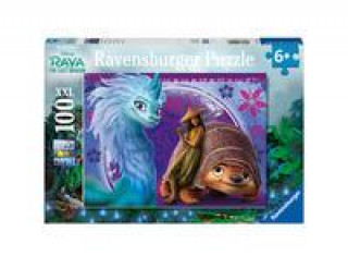 Játék Ravensburger Kinderpuzzle - 12920 Die fantastische Welt von Raya - Disney-Puzzle für Kinder ab 6 Jahren, mit 100 Teilen im XXL-Format 
