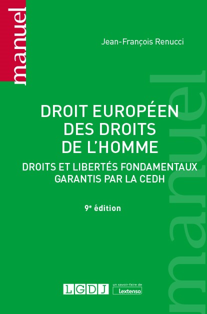 Kniha Droit européen des droits de l'homme RENUCCI J.-F.