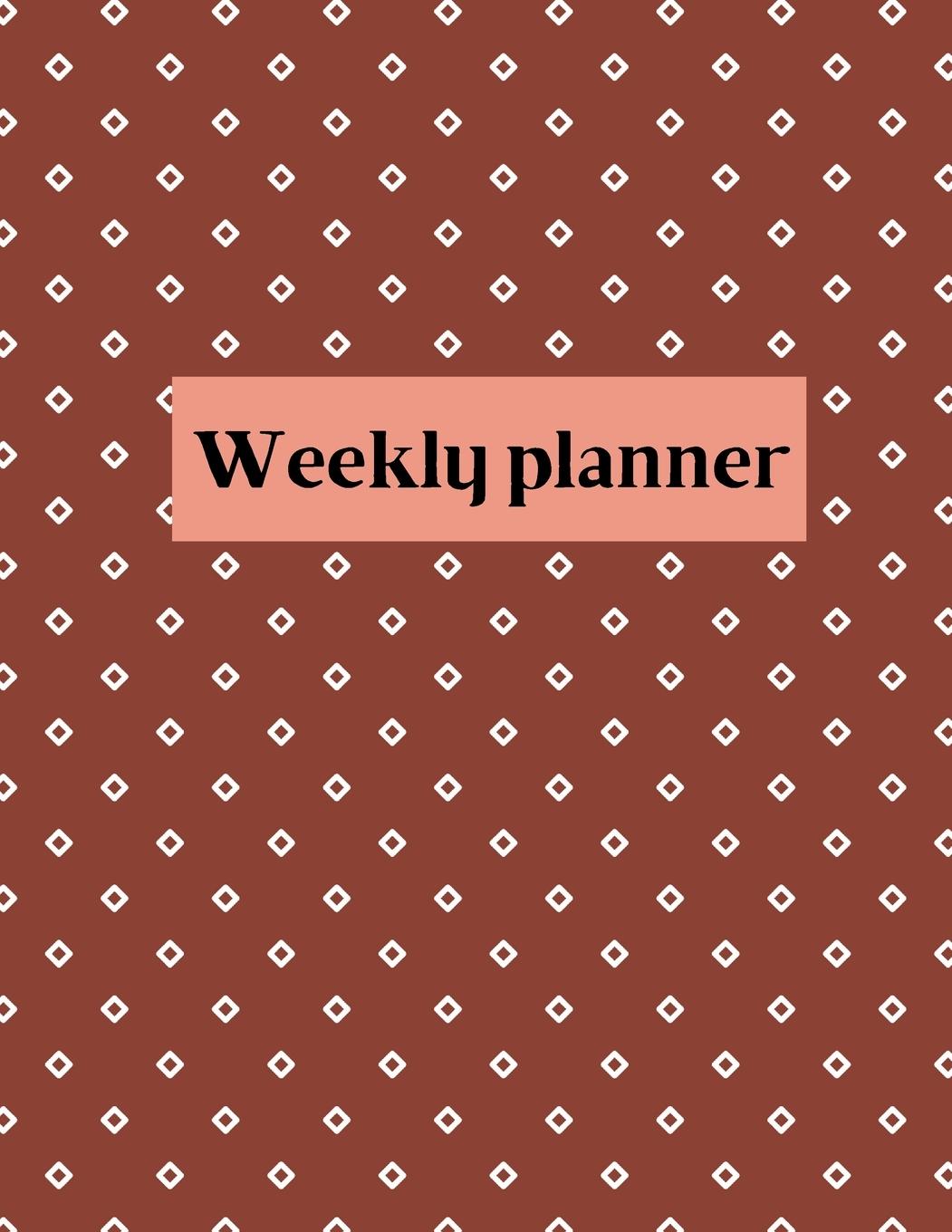 Knjiga Weekly planner 