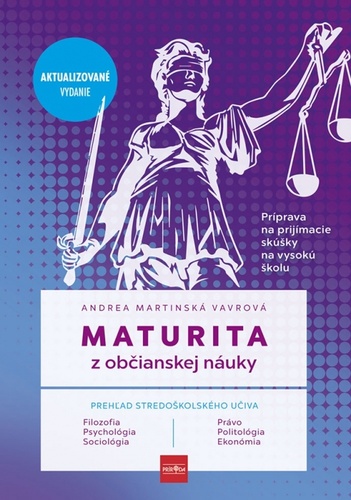 Kniha Maturita z občianskej náuky Martinská Vavrová Andrea