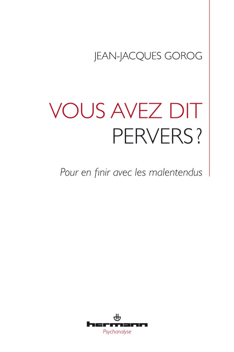 Buch Vous avez dit pervers? Jean-Jacques Gorog