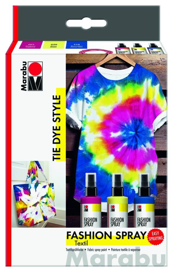 Kniha Marabu Sada barev na textil ve spreji - Tie Dye Style 