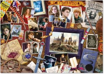 Hra/Hračka Puzzle Harry Potter Vzpomínky na Bradavice 