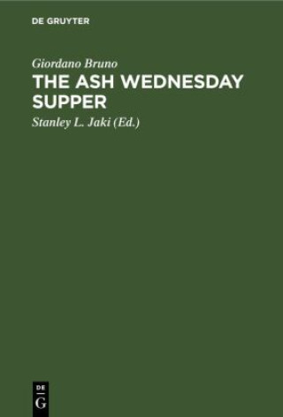 Boek Ash Wednesday Supper Giordano Bruno