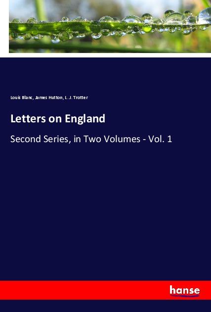 Knjiga Letters on England James Hutton