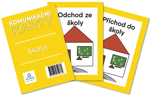 Printed items Komunikační karty Škola Mgr. PhDr.