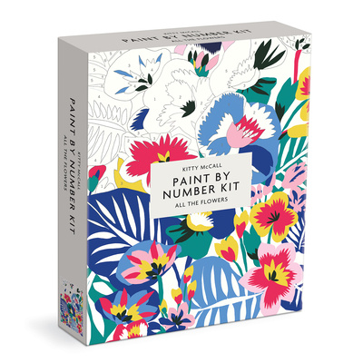Книга Kitty McCall All the Flowers Paint By Number Kit Galison