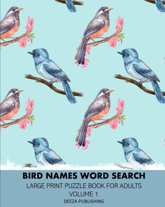 Kniha Bird Names Word Search DEEZA PUBLISHING