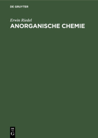 Kniha Anorganische Chemie Erwin Riedel