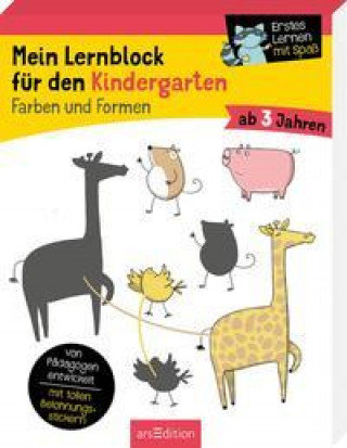 Kniha Mein Lernblock für den Kindergarten - Farben und Formen Sophia Schrade