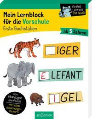 Kniha Mein Lernblock für die Vorschule - Erste Buchstaben Kai Schüttler