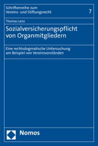 Kniha Sozialversicherungspflicht von Organmitgliedern 