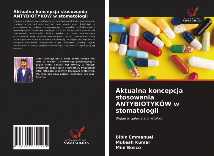 Kniha Aktualna koncepcja stosowania ANTYBIOTYKOW w stomatologii Emmanuel Bibin Emmanuel