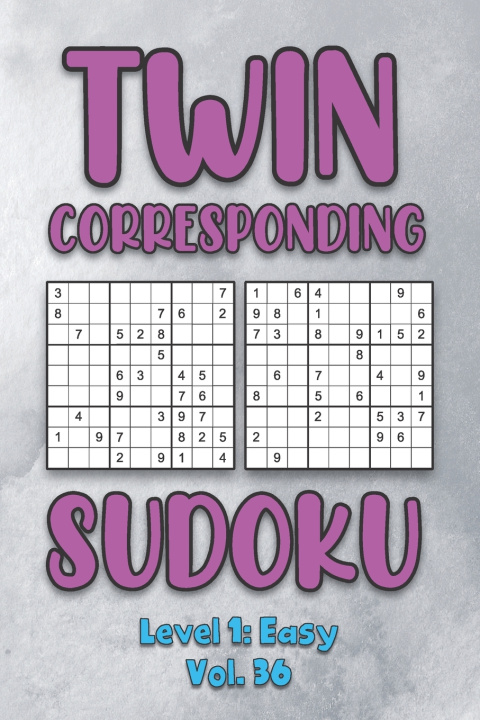 Knjiga Twin Corresponding Sudoku Level 1 Numerik Sophia Numerik