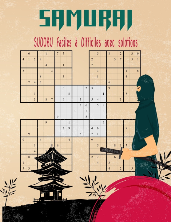 Boek Samurai Sudoku faciles a Difficiles avec solutions livres smt livres