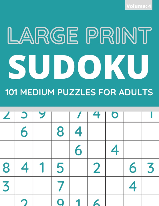Knjiga Large Print Sudoku BOOKS FUNAFTER BOOKS