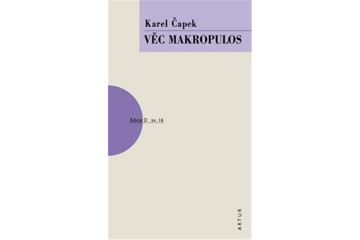 Book Věc Makropulos Karel Čapek