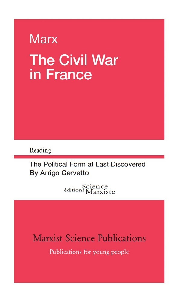 Book The Civil War in France MARX