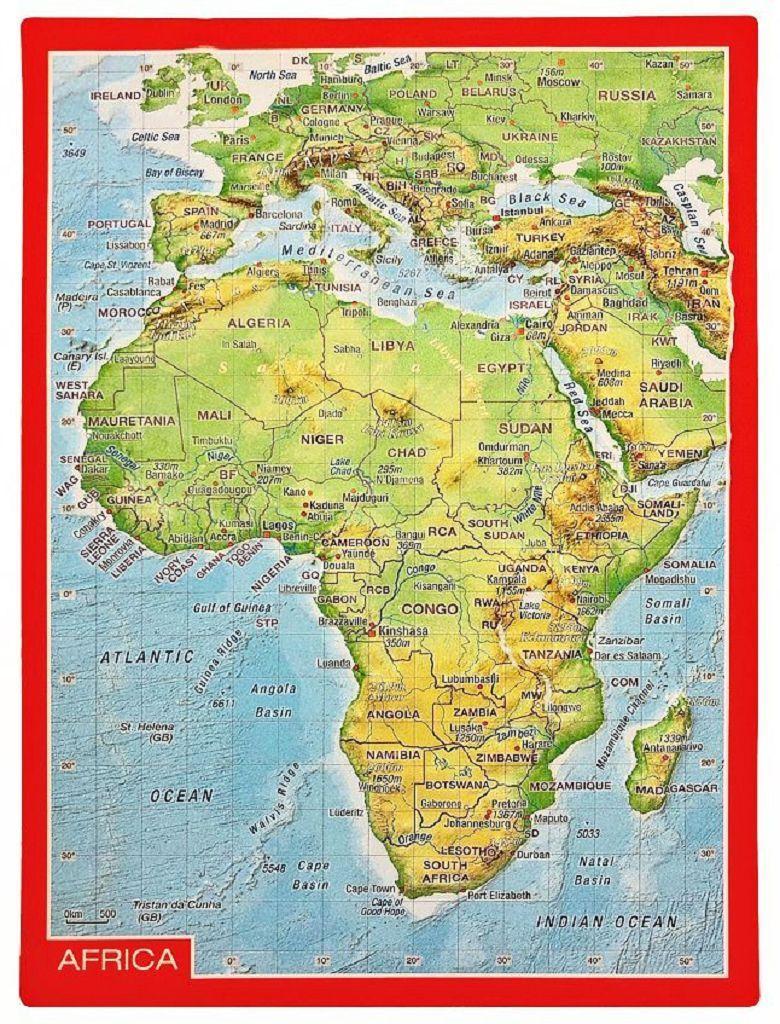 Materiale tipărite Reliefpostkarte Afrika Mario Engelhardt