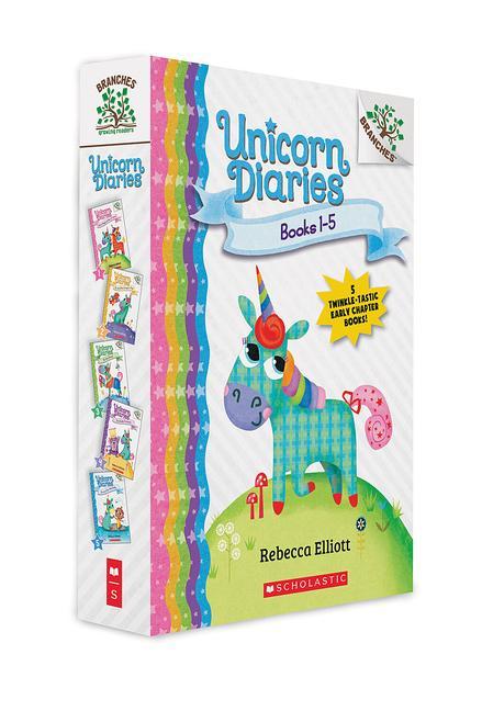 Carte Unicorn Diaries, Books 1-5: A Branches Box Set Rebecca Elliott