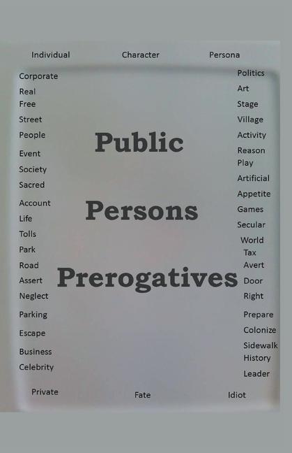 Kniha Public Persons Prerogatives James Greene