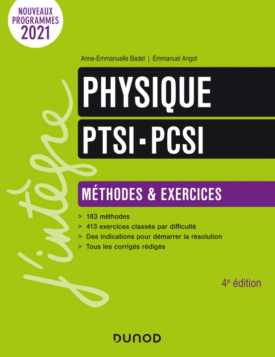 Knjiga Physique Méthodes et exercices PTSI - PCSI - 4e éd. Anne-Emmanuelle Badel