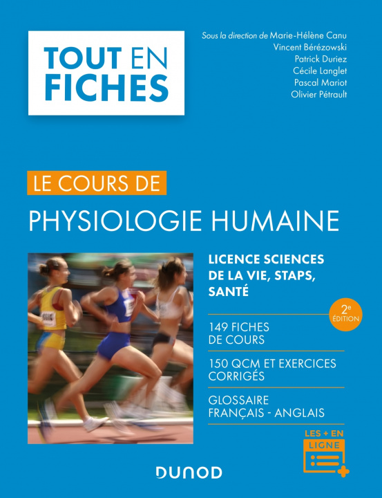 Carte Physiologie humaine - 2e éd. - 149 fiches de cours, 150 QCM et exercices corrigés Marie-Hélène Canu