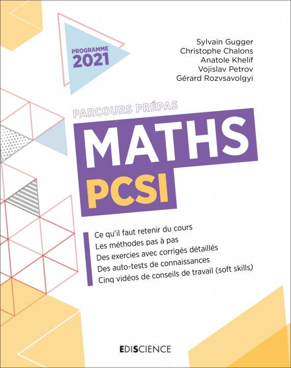 Knjiga Maths PCSI Sylvain Gugger