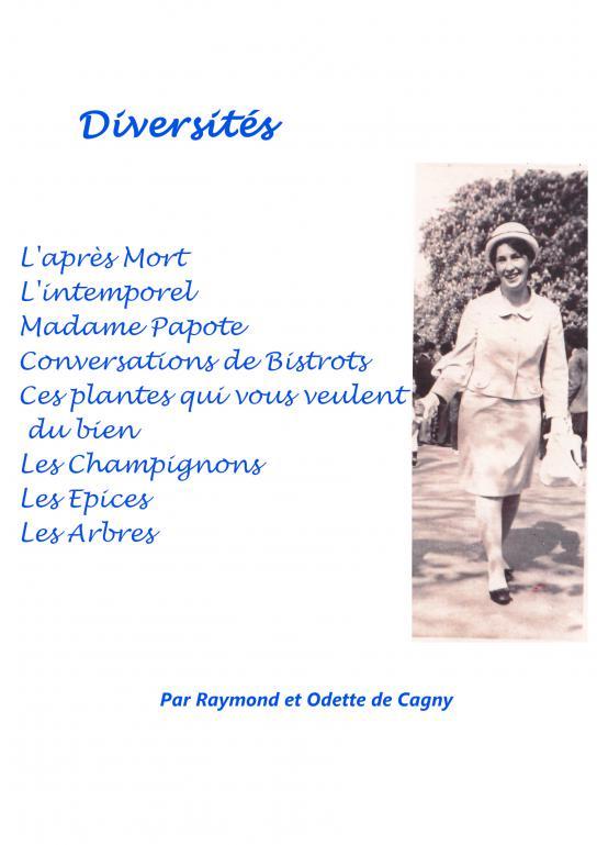 Knjiga Diversités et Odette de