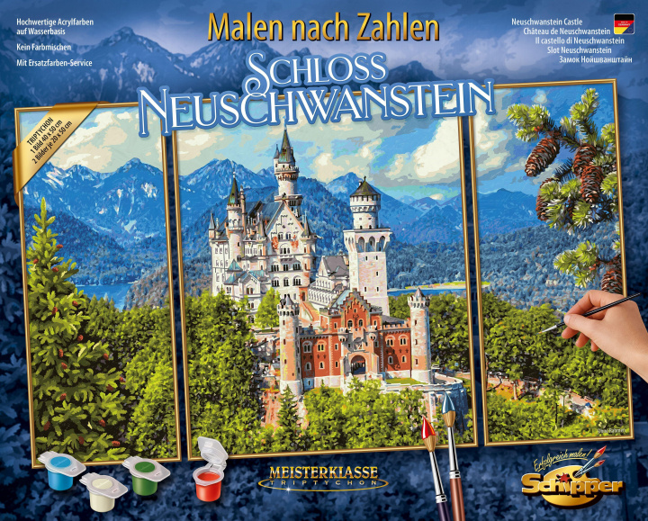 Játék Schipper Malen nach Zahlen - Schloss Neuschwanstein 