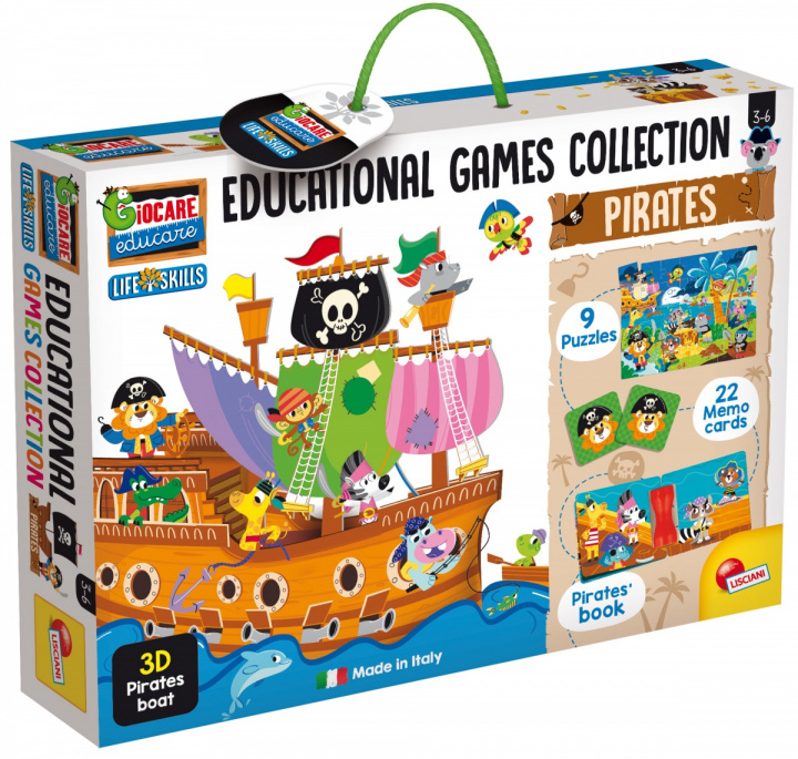 Game/Toy Gra Kolekcja gier edukacyjnych Piraci life skills 304-EX72743 