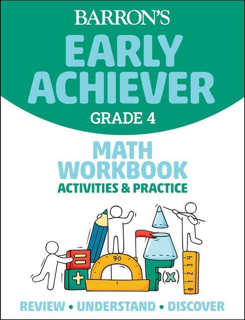 Book Barron's Early Achiever: Grade 4 Math Workbook Activities & Practice 