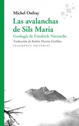 Kniha Las avalanchas de Sils Maria MICHEL 3NFRAY