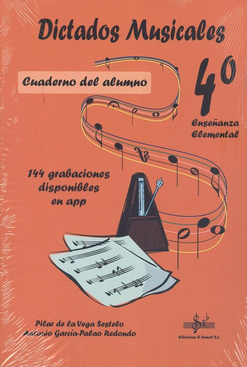Carte DICTADOS MUSICALES VOLUMEN 4 ANTONIO GARCIA-PALAO REDONDO