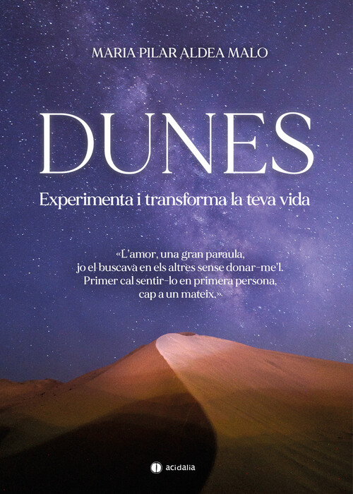 Knjiga Dunes MARIA PILAR ALDEA MALO