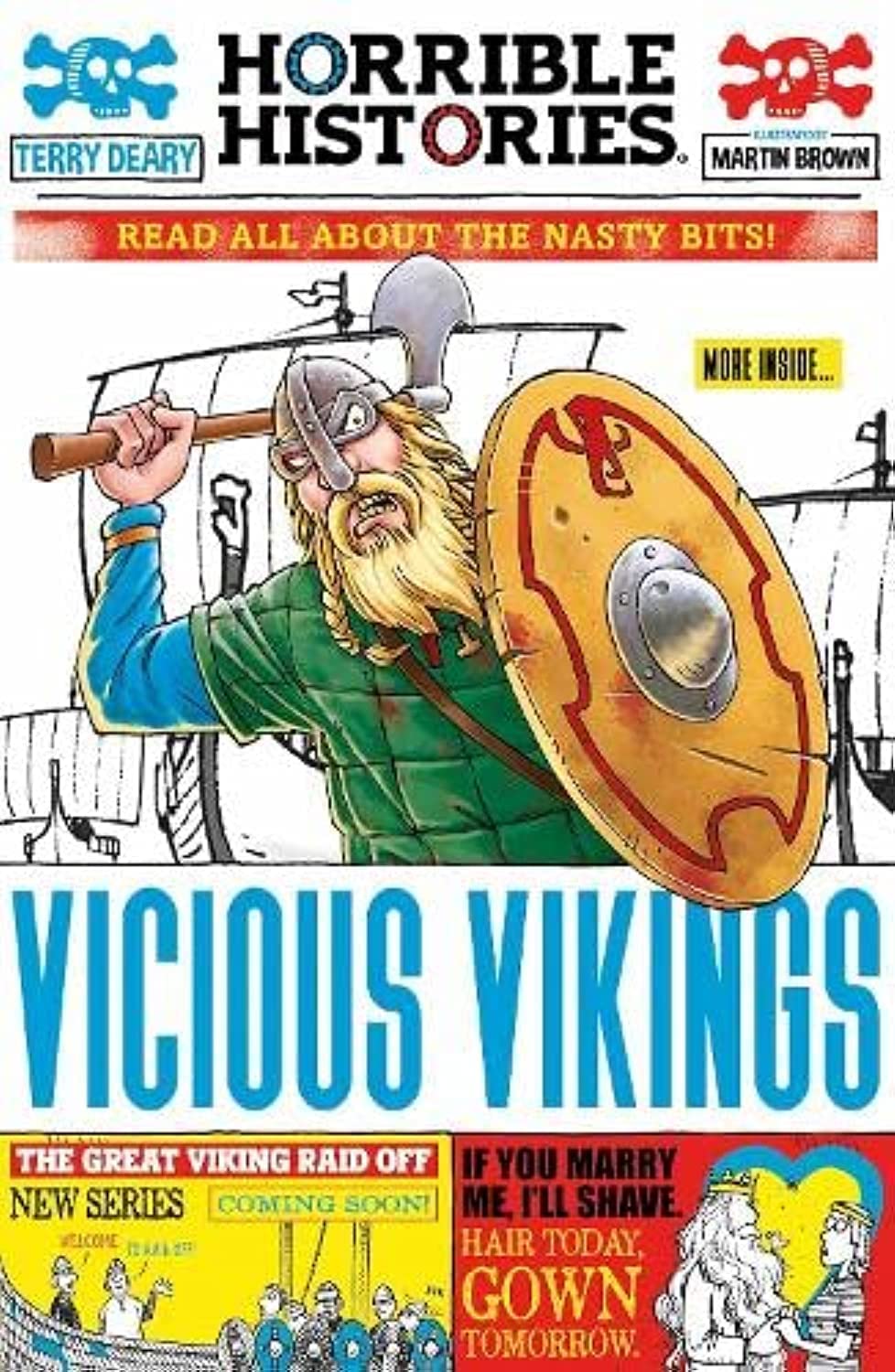Książka Vicious Vikings Terry Deary