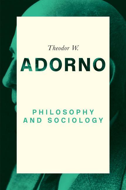 Βιβλίο Philosophy and Sociology - 1960 Theodor W. Adorno