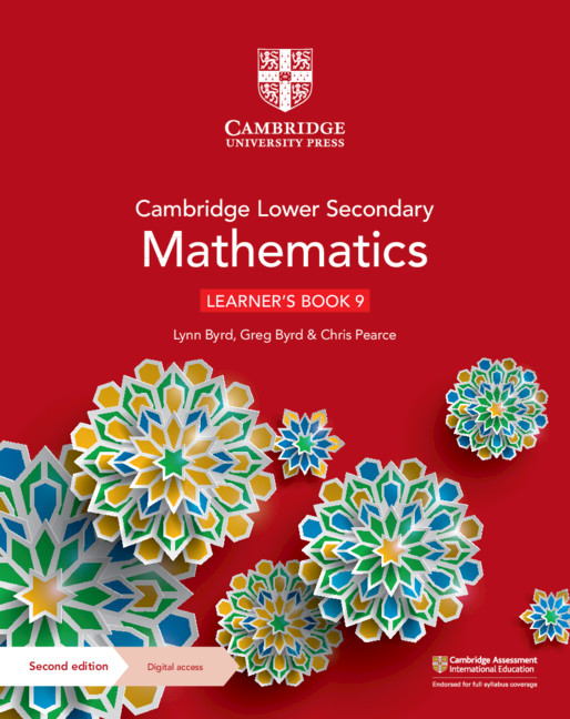 Книга Cambridge Lower Secondary Mathematics Learner's Book 9 with Digital Access (1 Year) Lynn Byrd