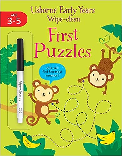 Kniha Early Years Wipe-Clean First Puzzles JESSICA GREENWELL