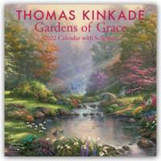 Calendar / Agendă Thomas Kinkade Gardens of Grace with Scripture 2022 Wall Calendar Thomas Kinkade