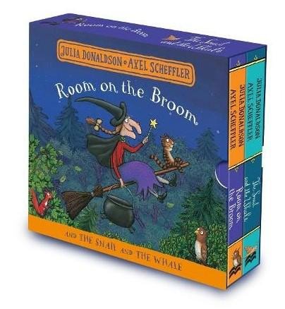 Книга Room on the Broom and The Snail and the Whale Board Book Gift Slipcase 